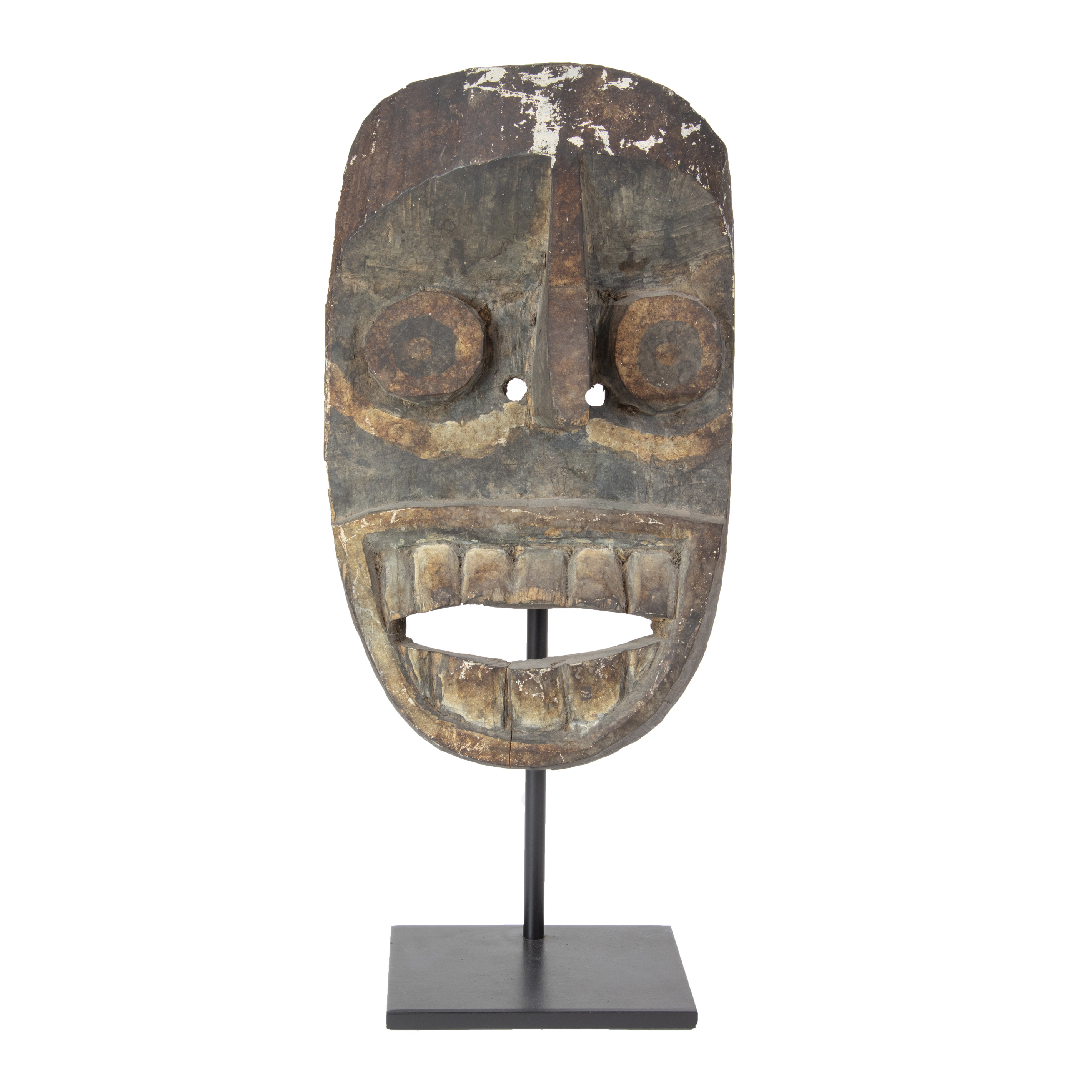 TRIBAL MASK, PROBABLY IBAN DAYAK,