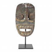TRIBAL MASK, PROBABLY IBAN DAY