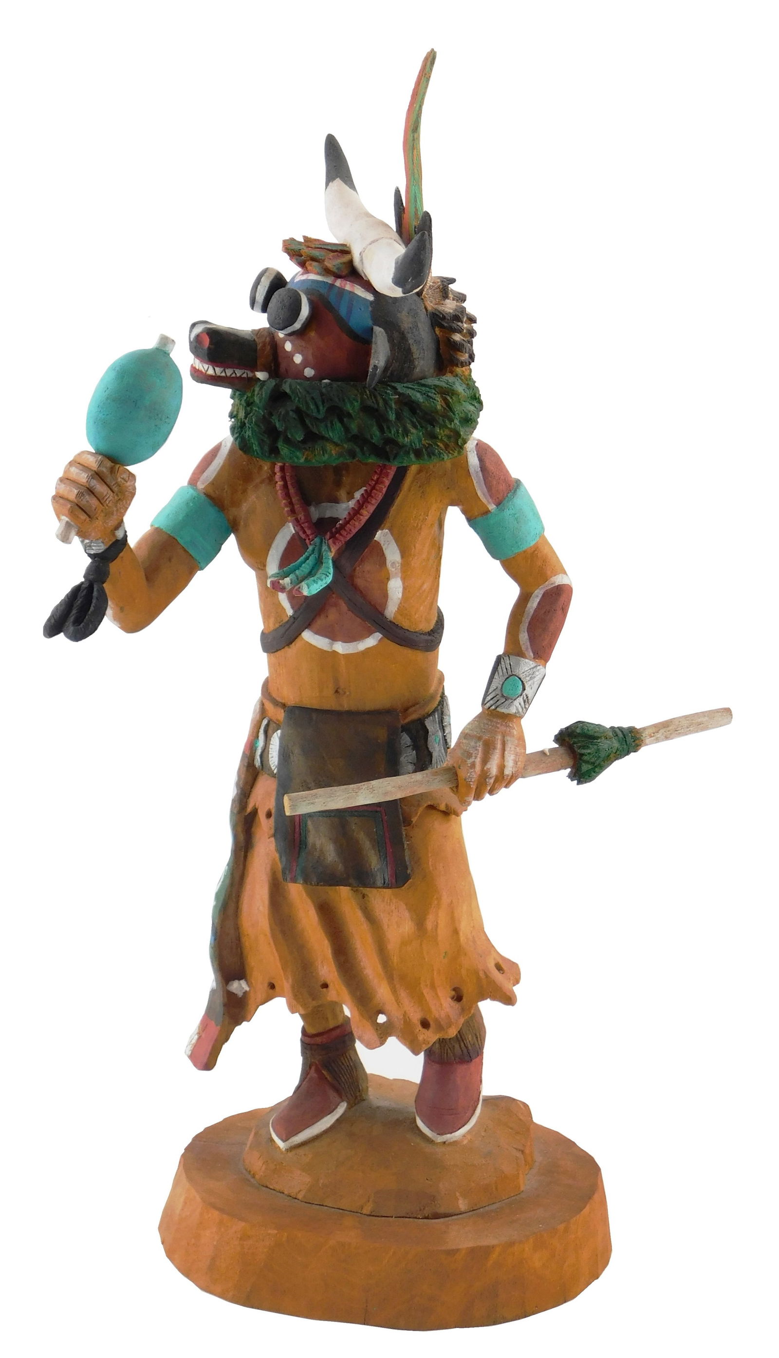 TRIBAL: NATIVE AMERICAN CARVED WOOD