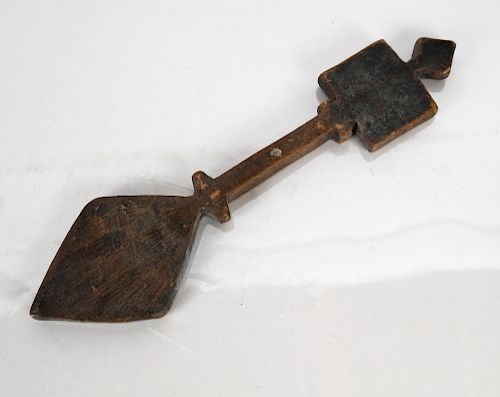 TRIBAL-STYLE CARVED WOODEN