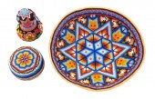 TRIBAL: THREE HUICHOL BEADED V