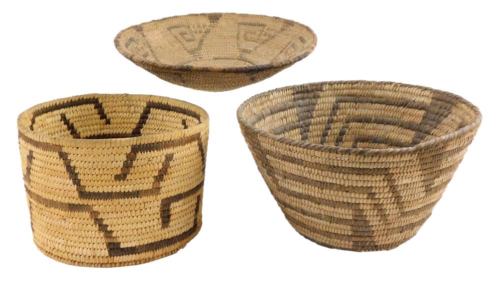 TRIBAL: THREE NATIVE AMERICAN WOVEN