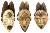 TRIBAL: THREE PUNU STYLE MASKS