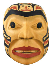 TRIBAL: TSIMSHIAN CARVED WOOD