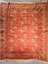 TRIBAL TURKMAN WOOL RUGTRIBAL