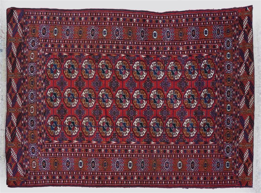 TRIBAL TURKMAN WOOL RUGTRIBAL