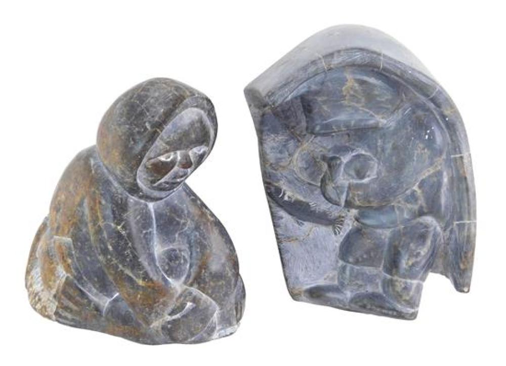 TRIBAL: TWO ESKIMO CARVINGS, 20TH