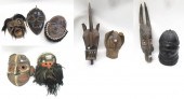 TRIBAL WOOD MASK COLLECTION (9