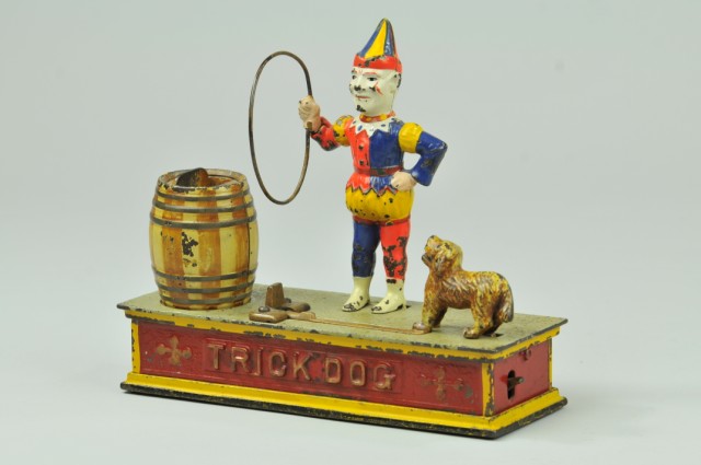 TRICK DOG MECHANICAL BANK (SIX