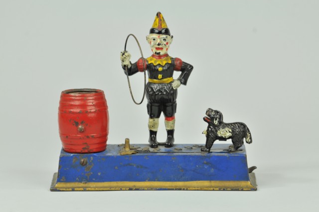 TRICK DOG MECHANICAL BANK Solid