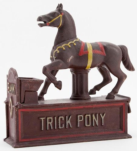 TRICK PONY TOY BANKTrick Pony Toy