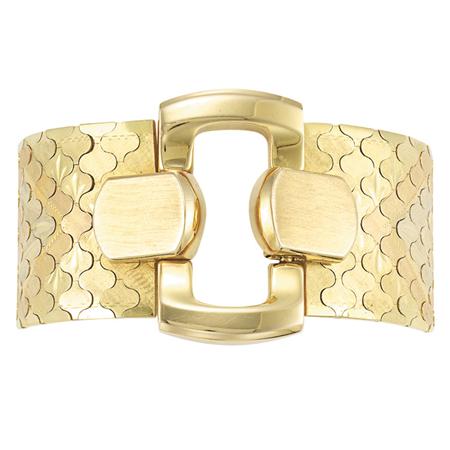Tricolor Gold Bracelet 	 