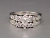 TRILLION CUT DIAMOND BRIDAL SE