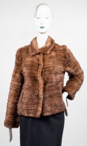 TRILOGY KNITTED RABBIT FUR COA