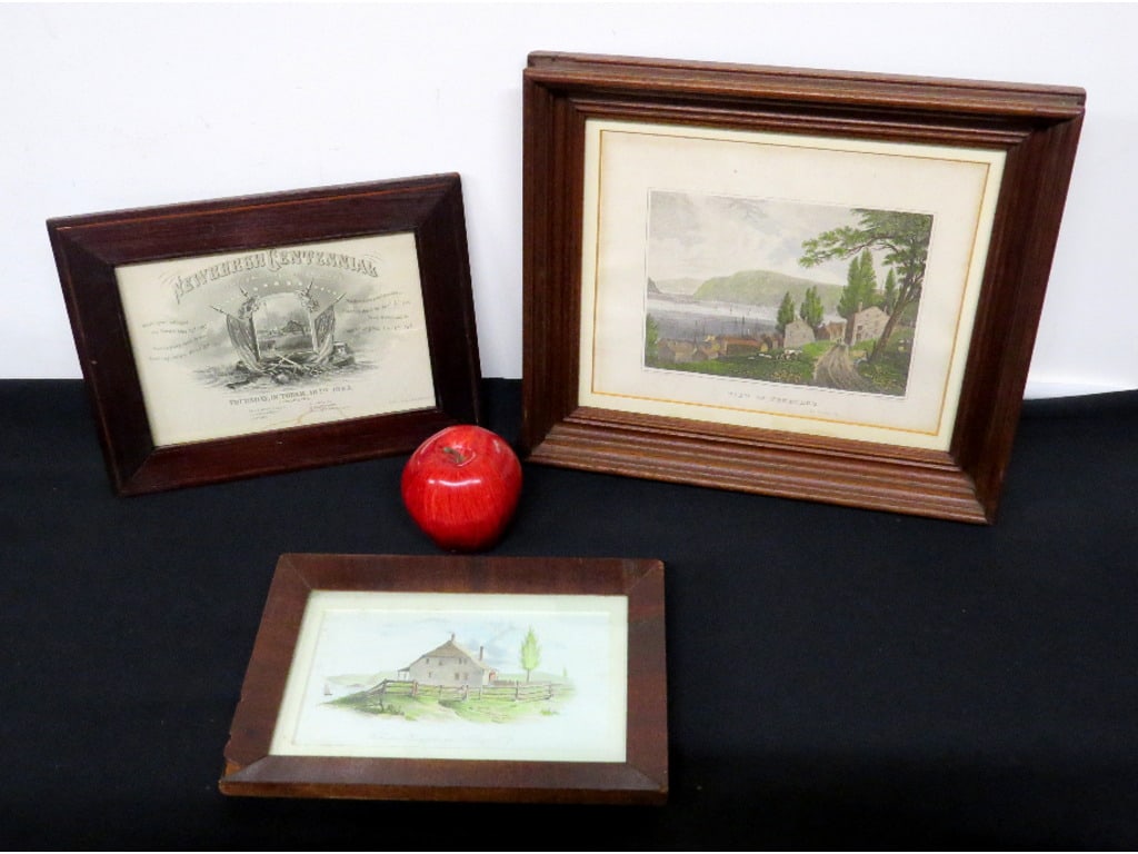 TRIO OF 19TH C. NEWBURGH, NY