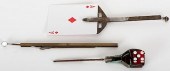 TRIO OF ANTIQUE HOLD-OUT THIEF