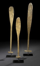 Trio of Chinese Carved Hardwoo