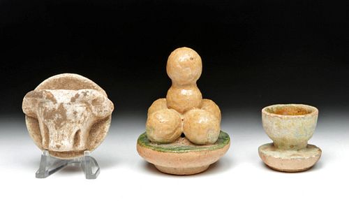 TRIO OF CHINESE MING DYNASTY