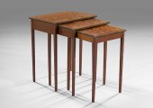 Trio of Edwardian Marquetry-In