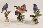 TRIO OF INDIGO BUNTING MODELS