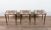 TRIO OF MID CENTURY MODERN TIL