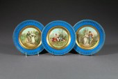 Trio of Richly Gilded Periwink