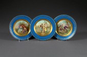 Trio of Richly Gilded Periwink