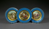 Trio of Richly Gilded Periwink