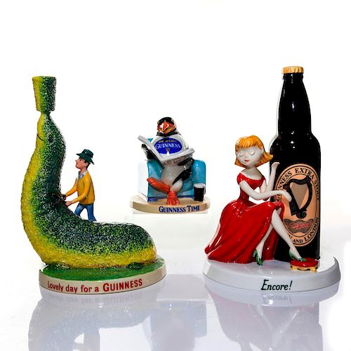 TRIO OF ROYAL DOULTON GUINNESS BEER
