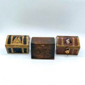 TRIO VINTAGE PIRATE METAL MONE