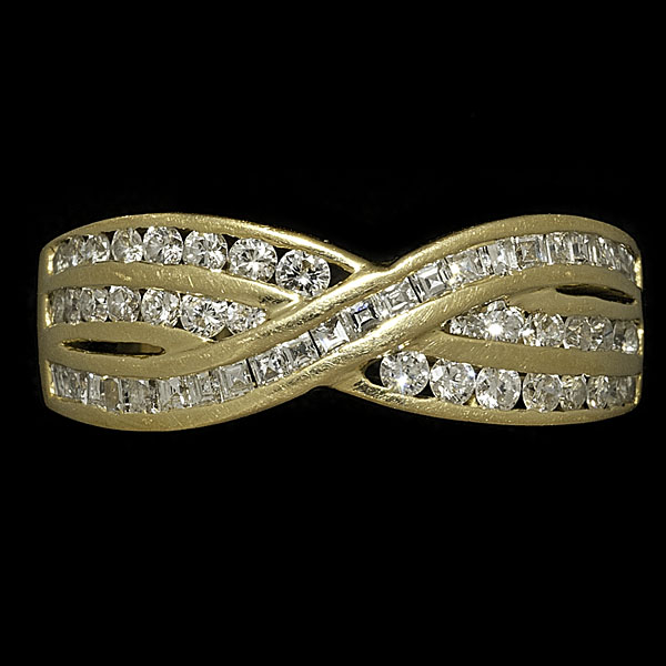 Triple Channel Diamond Ring A