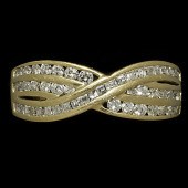 Triple Channel Diamond Ring A