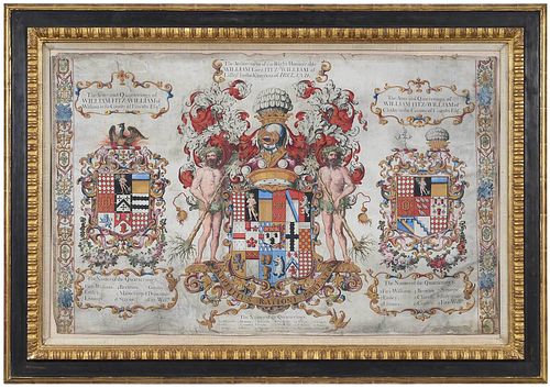 TRIPLE COAT OF ARMS FOR THE WILLIAM