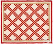 TRIPLE IRISH CHAIN QUILT, LATE