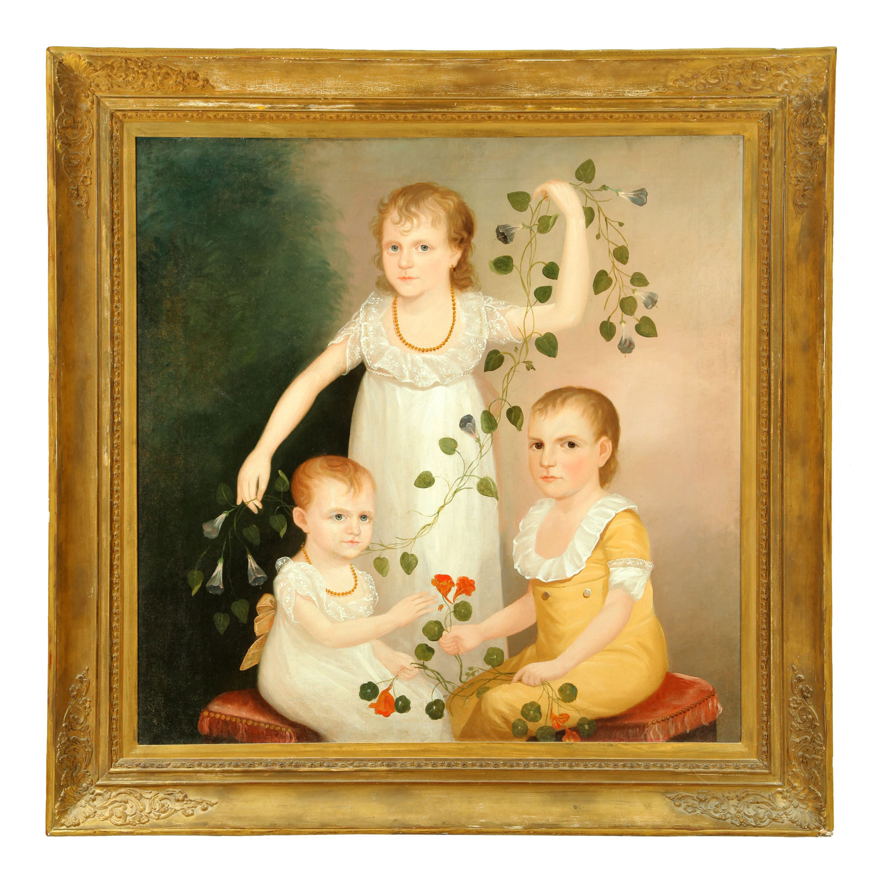 TRIPLE PORTRAIT OF CHILDREN
