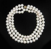 TRIPLE STRAND SOUTH SEA PEARL