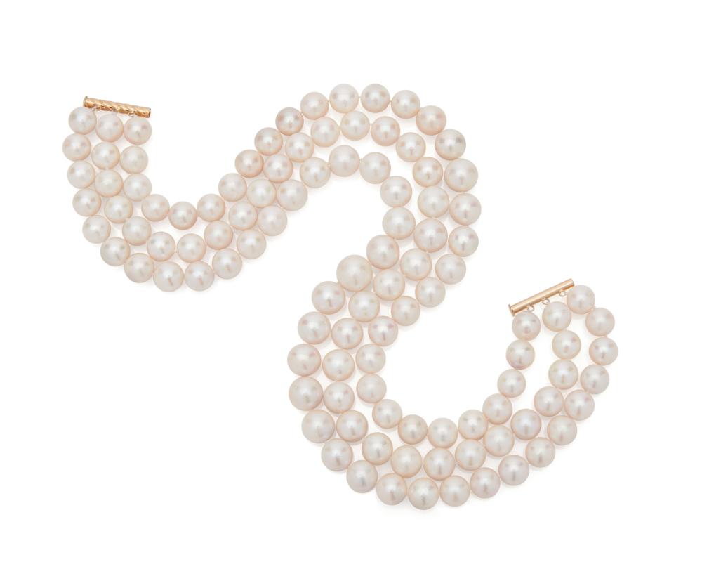 TRIPLE STRAND SOUTH SEA PEARL