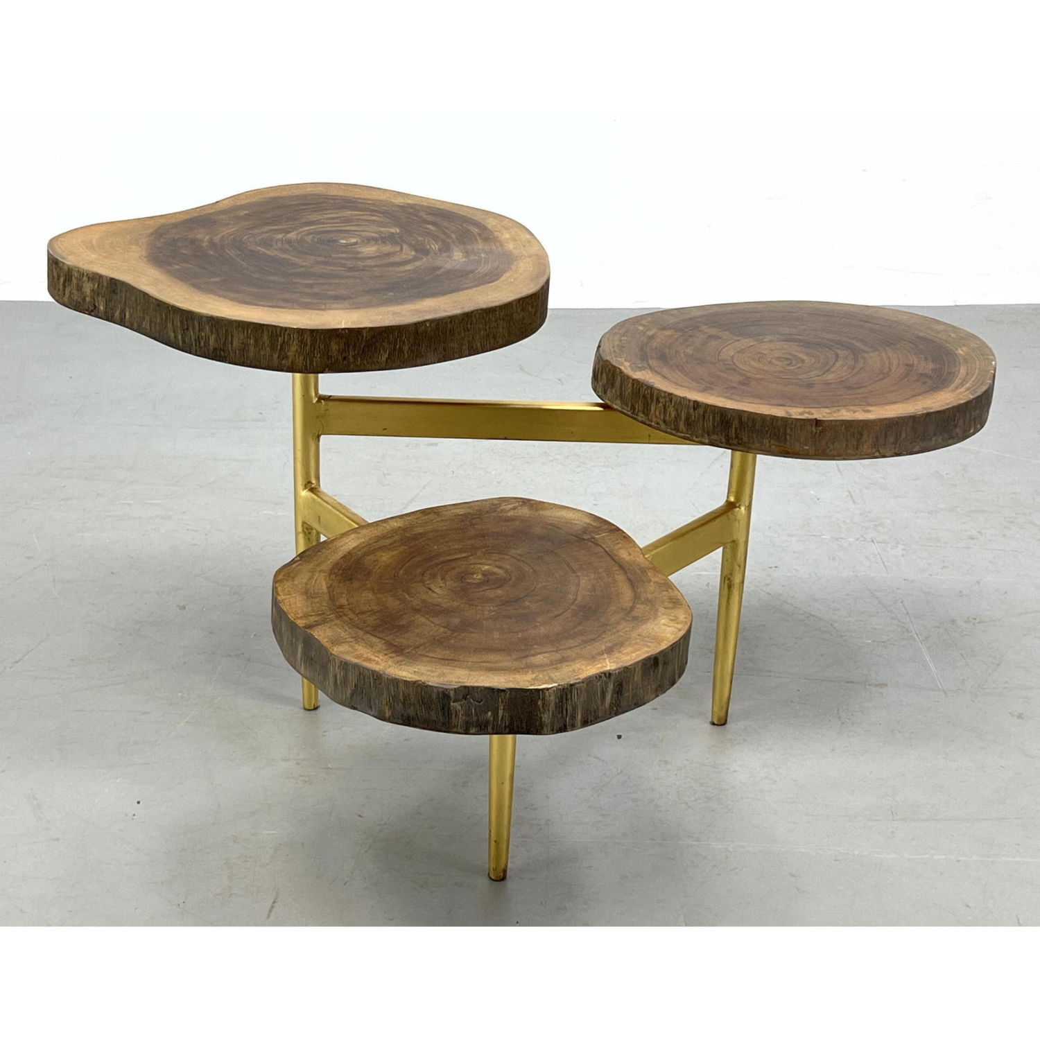 Triple Tier Natural Wood Slab