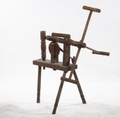 TRIPOD YARN WINDER 19th c. Yar