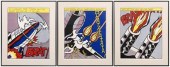 Triptych after Roy Lichtenstei
