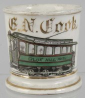 Trolley Car Shaving Mug. <br /