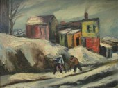 TROMKA, Abram. Oil on Masonite