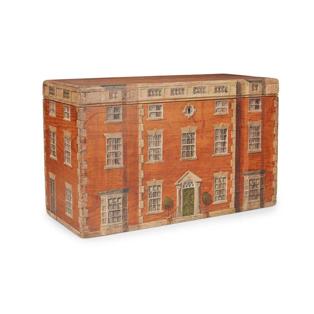 TROMPE L'OEIL PAINTED PINE CHEST