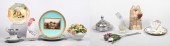 Trompe loeil, porcelain, glass
