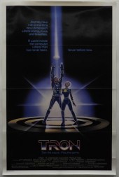 TRON 1982 DISNEY ONE SHEET MOV