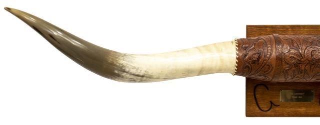 TROPHY HORN MOUNT, "THE