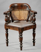 TROPICAL HARDWOOD CORNER CHAIR
