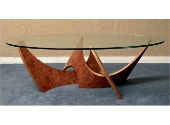 Tropical wood veneered coffee