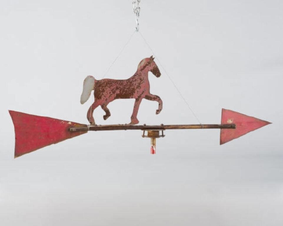 TROTTING HORSE WEATHERVANEA sheet