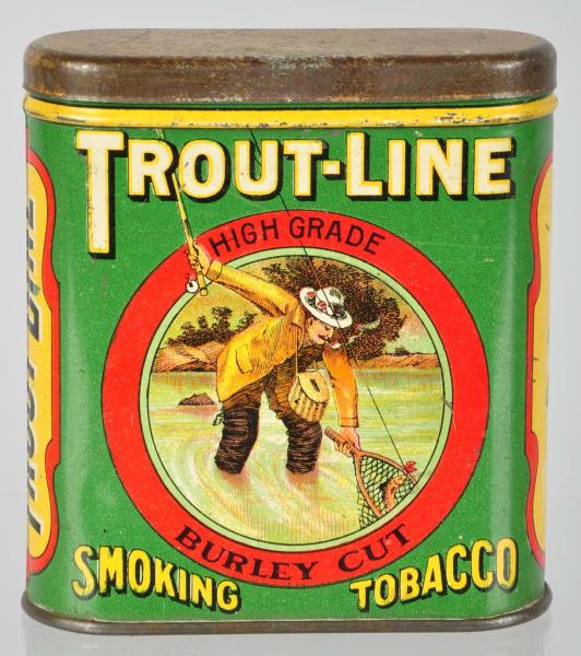 Trout-Line Pocket Tin.  Strong